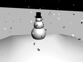 winter scene snowman snow 3d max - snowman.max by jaykillbob